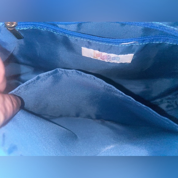 LuLaRoe Limited Edition Leopard Print and Palm Tree Print Cruise Cosmetic Pouch - Picture 5 of 5